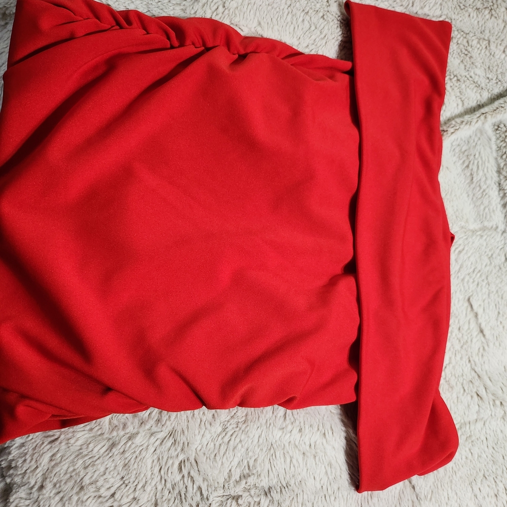 SHEIN Vibrant Red Mini Dress - Picture 3 of 4